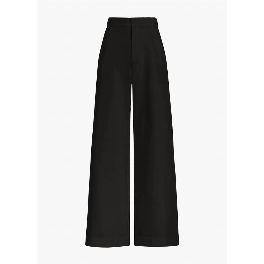 Favorite Daughter Classic Black Wide Leg Trousers - Picture 4 of 4
